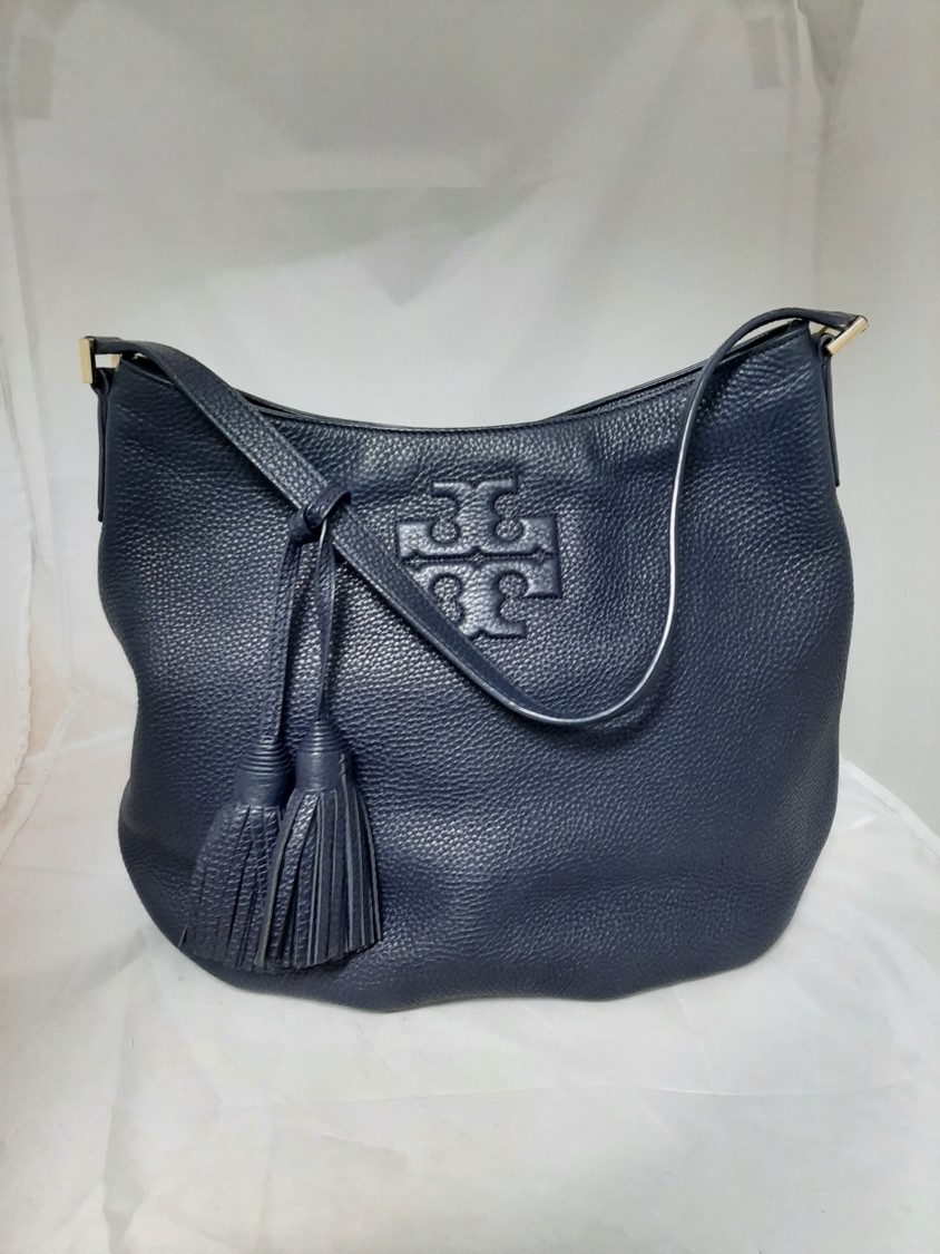 정품 토리버치 네이비컬러 숄더백