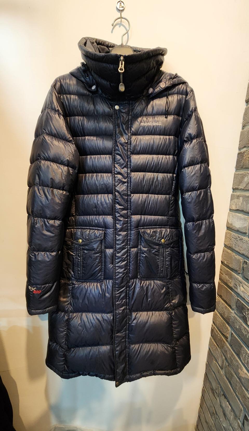몽벨 구스경량 롱패딩