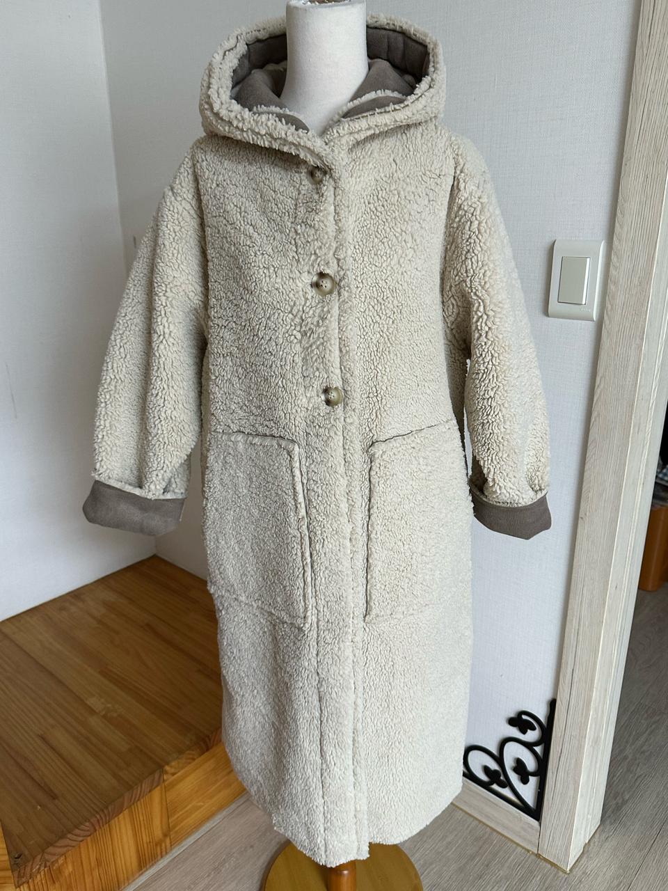 밸리걸후리스롱코트