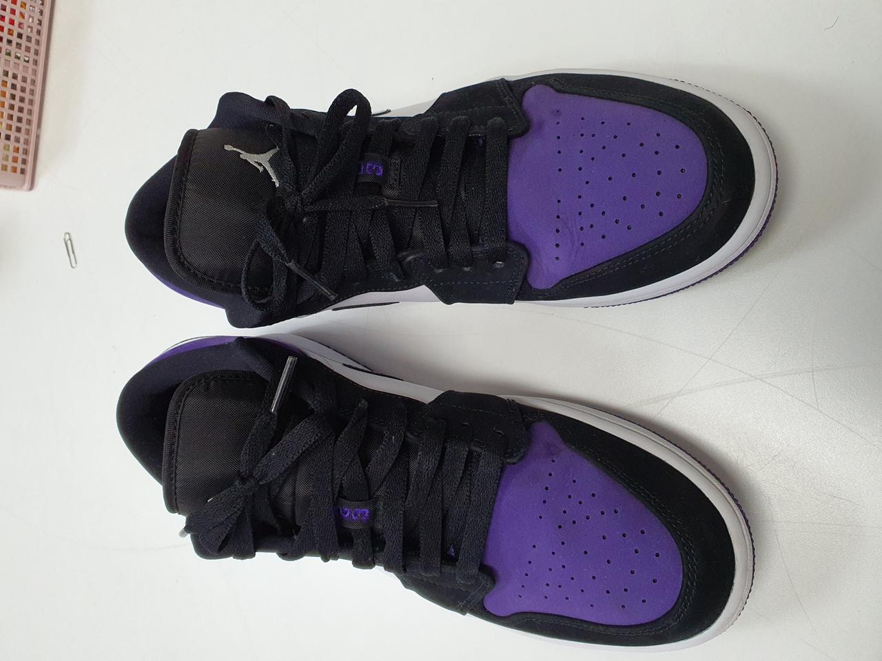 조던1로우 퍼플그린 퍼플토 275 판매합니다