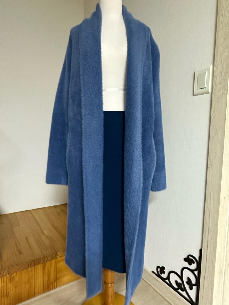 부드러운 털 롱가디건