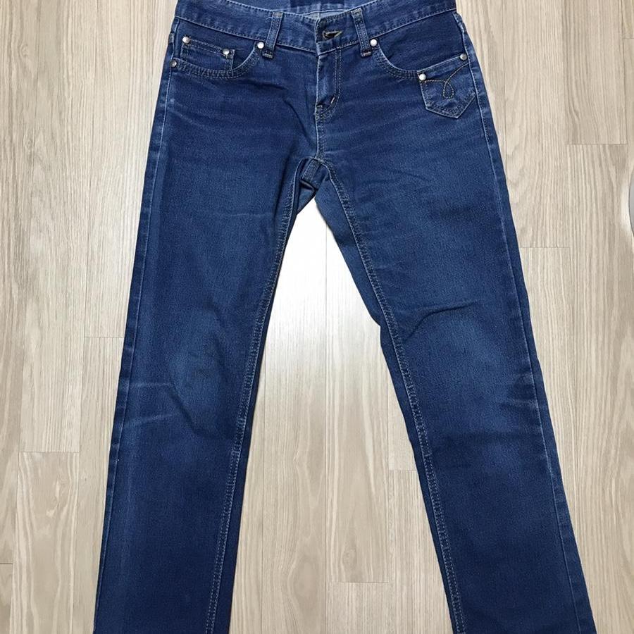 빈티지 청바지 S 25-26 / 일자 스판 스트레이트진 키작녀 바지