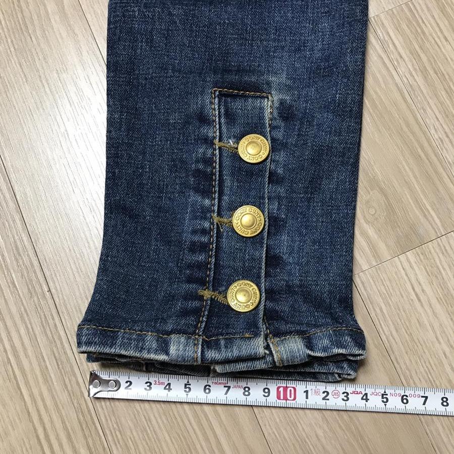 밑단 버튼 포인트 청바지 S 25-26 / 여자 키작녀 바지