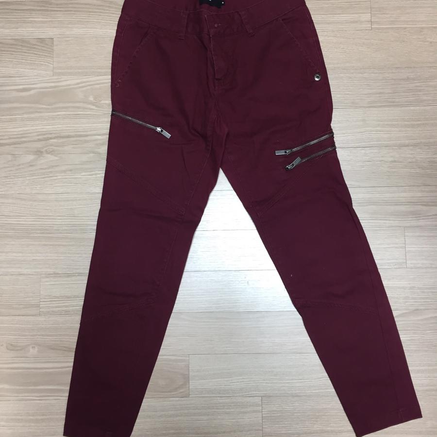 스키니 면바지 26 / 여자 지퍼 포인트 바지 25-26 아동복