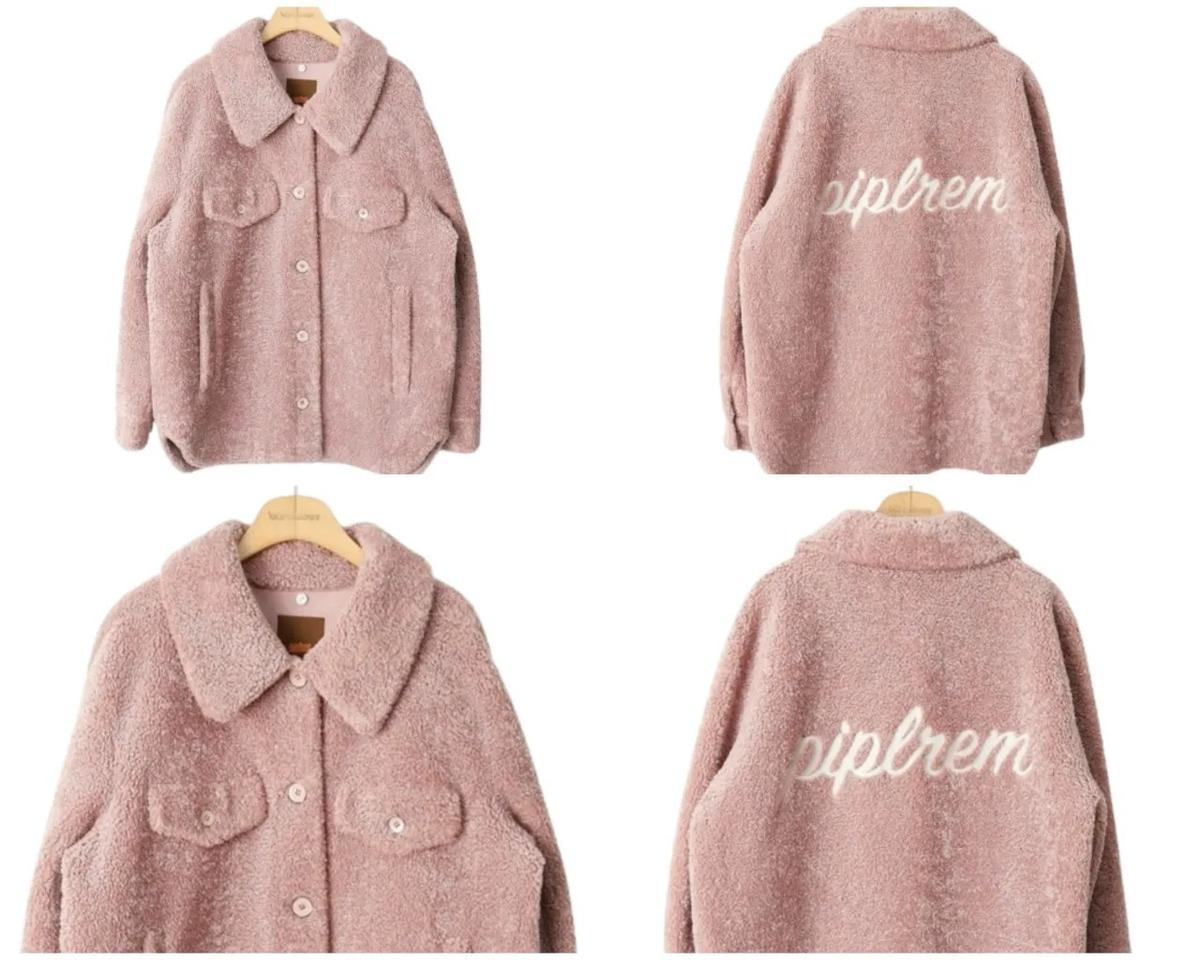 pialzem pirem by LBL 뽀글이 인디핑크 포근한 자켓 여성F