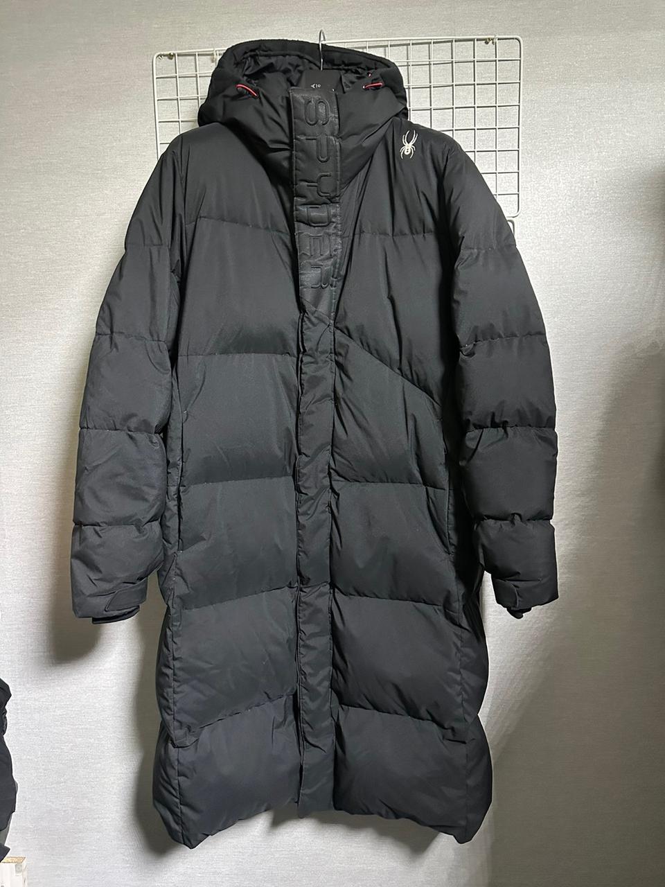 스파이더 다운 롱패딩 110