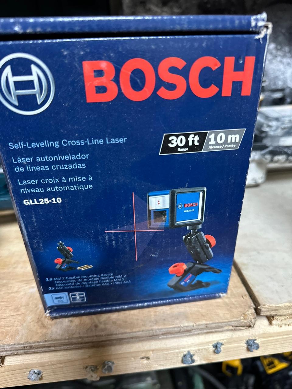 보쉬 크로스라인 레벨기 새상품