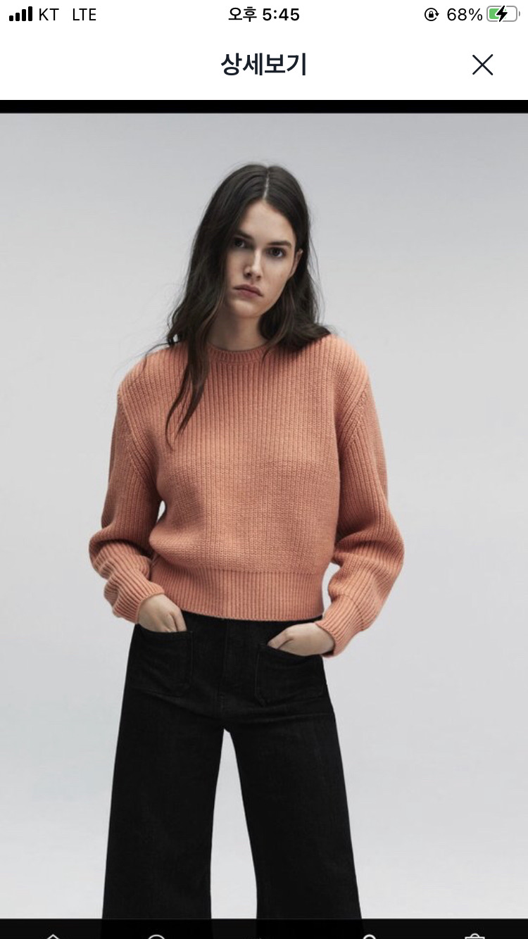 크롭스웨터 (자라 새것