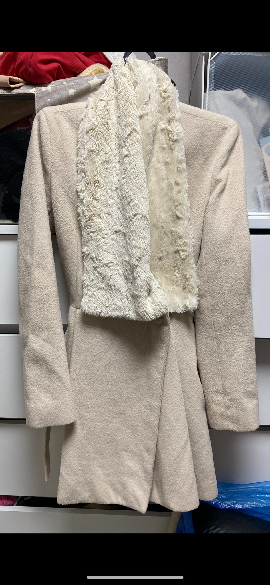 아이보리, 브라운 코트 기장 80