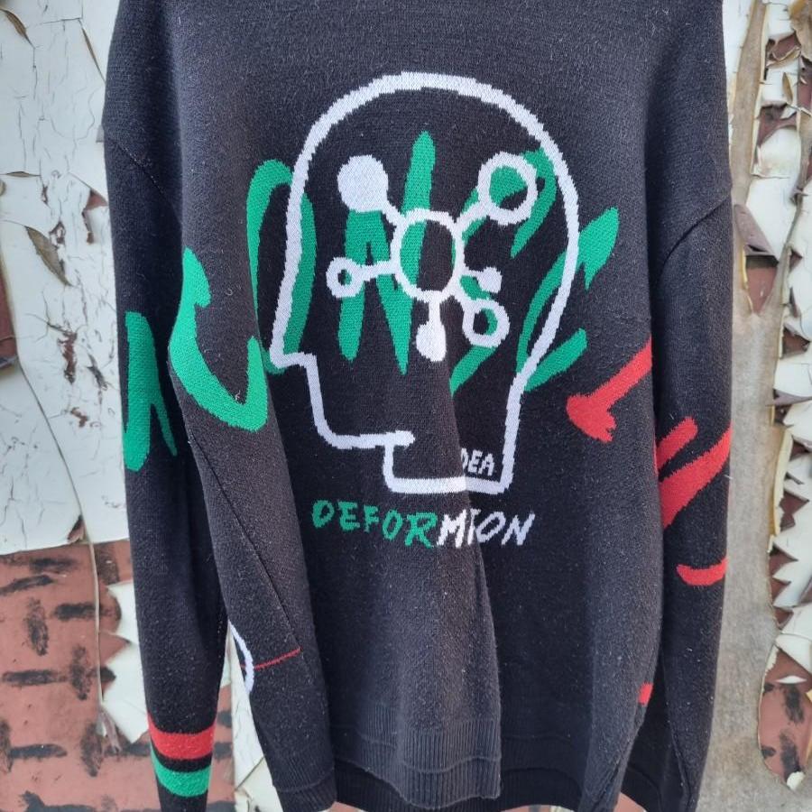 지오송지오 휴먼패턴 니트 #40