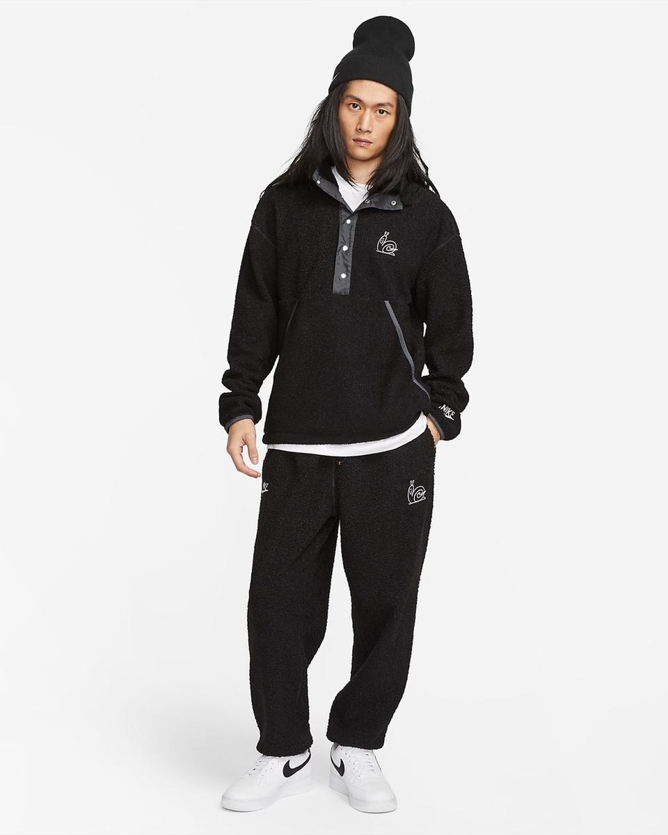 [미사용 새옷 XL 105] 나이키코리아 후리스 상하의 셋업