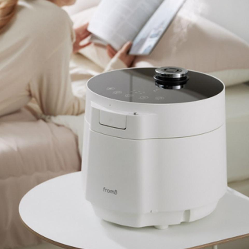 대용량 4리터 리모컨 저소음 저전력 통세척 가열식 가습기 