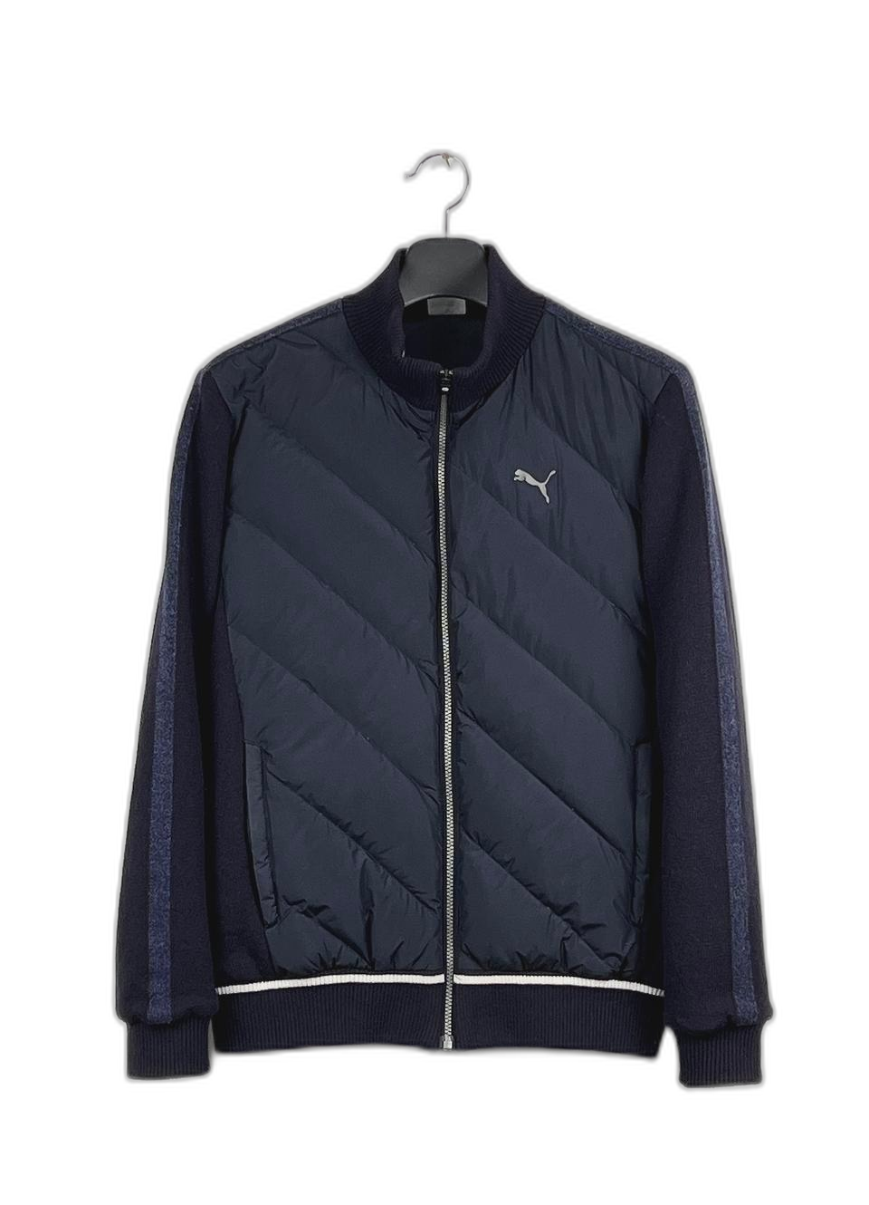푸마골프 패딩 니트집업 L