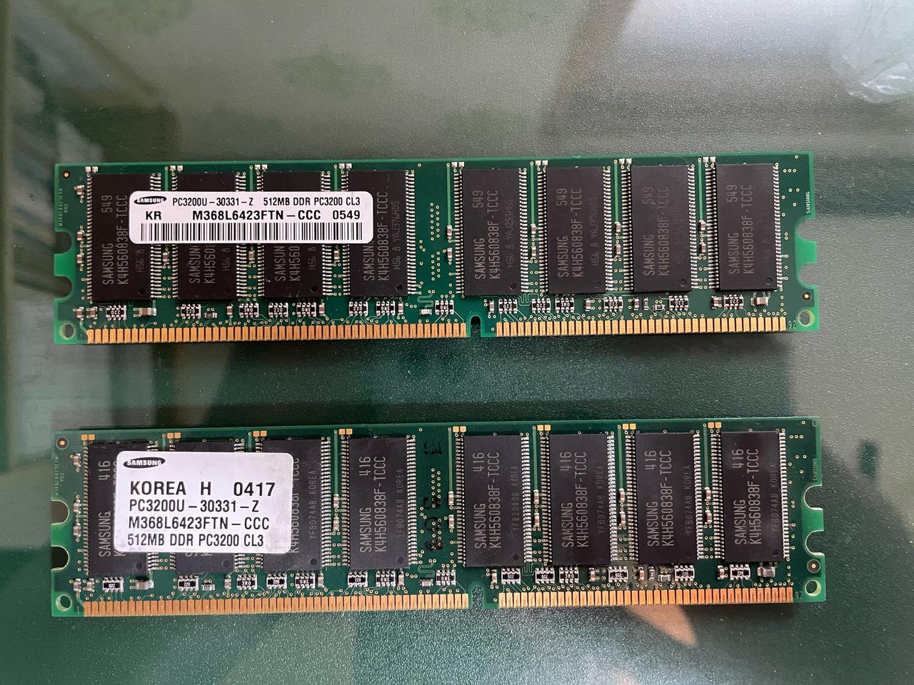 삼성 512MB DDR PC3200 데스크탑 램 512메가