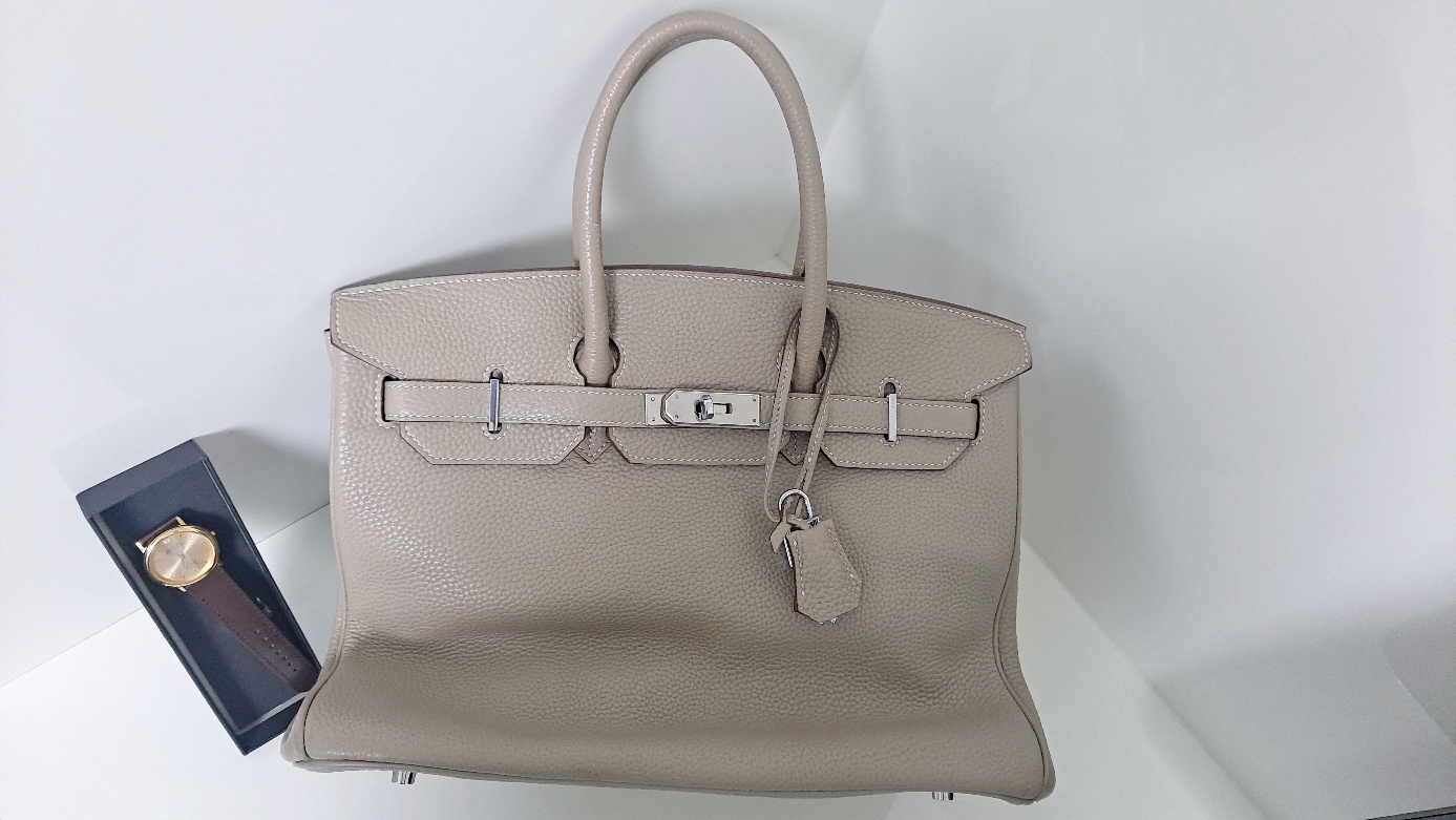 에르메스 버킨 30 백 투고  팔라듐 하드웨어 에땅 _상태S급