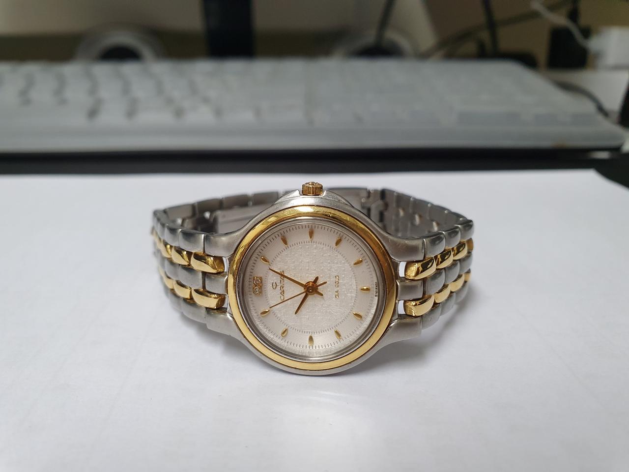 카리타스 18K(베젤,용두)여성시계