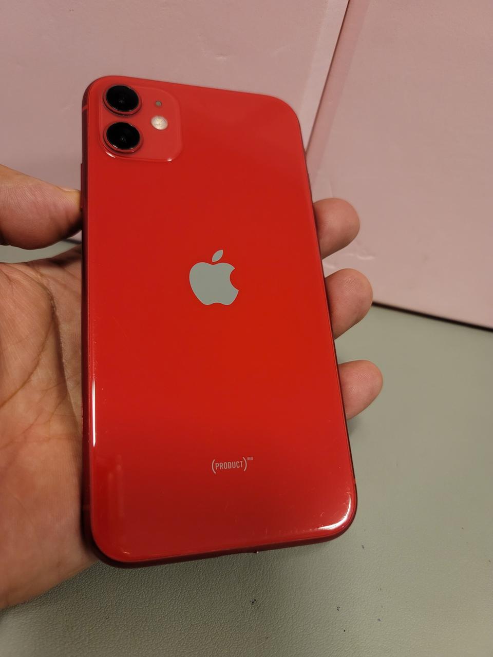 아이폰11 128 레드 외관깨끗 (공기계.배터리100%)