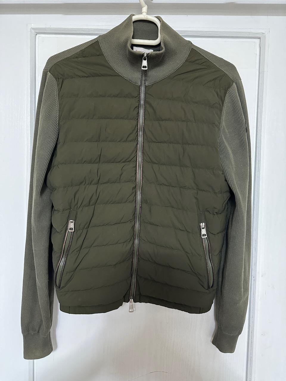 몽클레어 니트패딩 카키 s사이즈