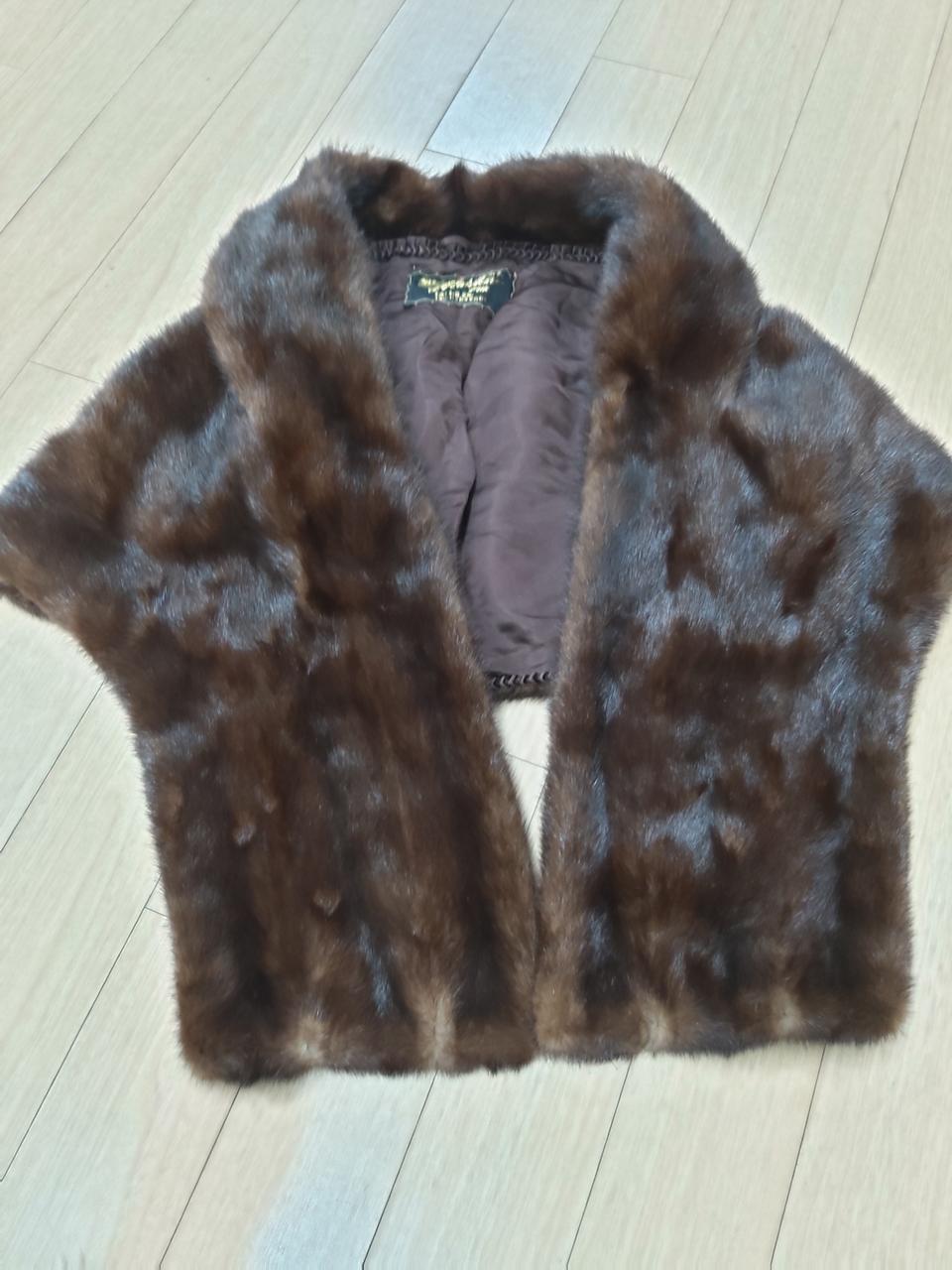 알라스카 밍크숄