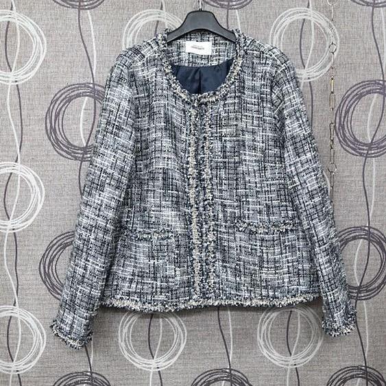 09우먼제품 빅빅사이즈 트위드자켓