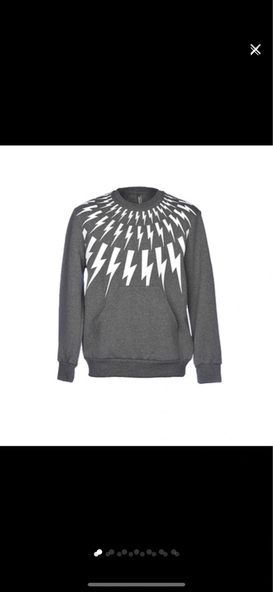 [중고 상태A+ L 100] 닐바렛 기모 맨투맨