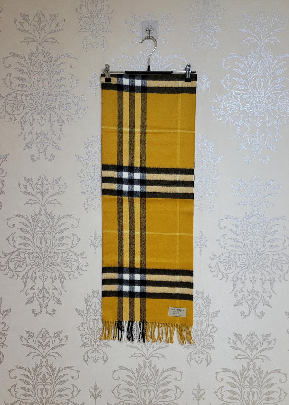 BURBERRY 정품 (버버리) 노바체크 캐시미어100% 머플러