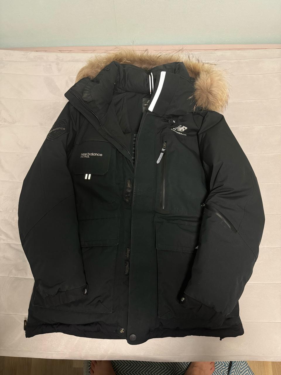뉴발란스 패트롤 구스다운 패딩 NBNP644011 블랙 L 판매합니다