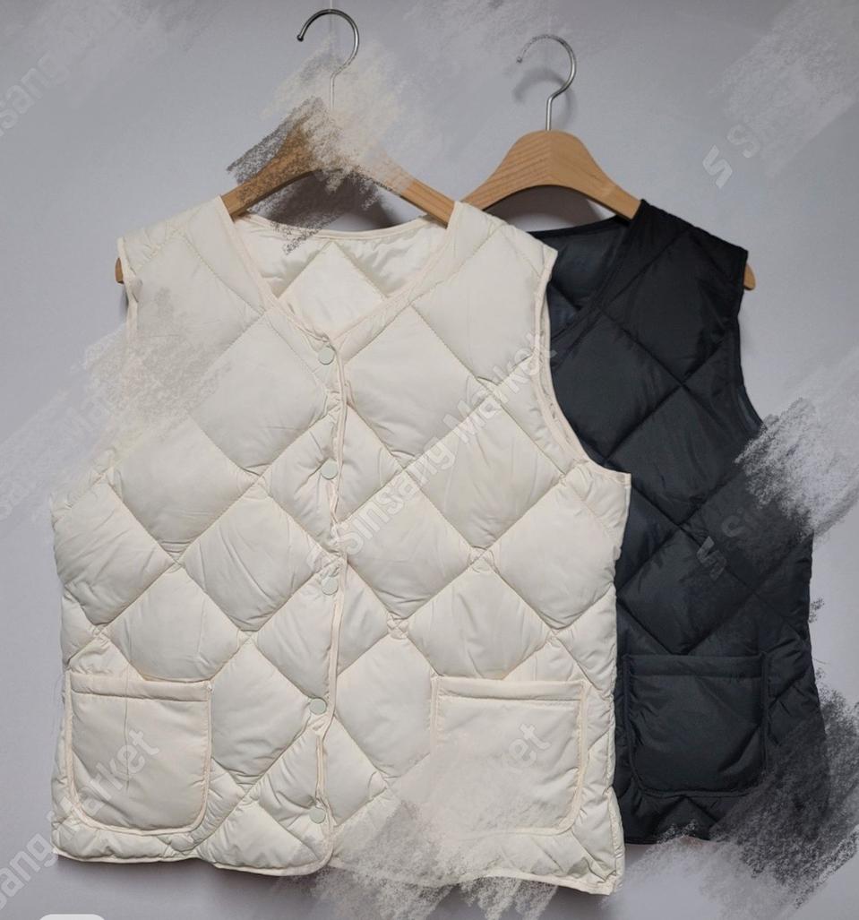 (세일)깔깔이패딩조끼