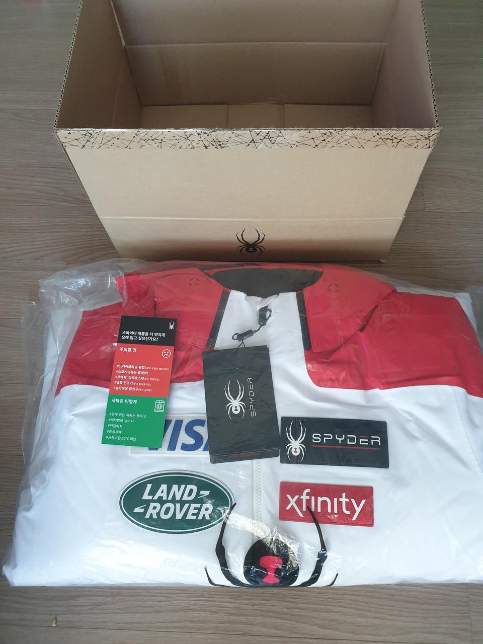 스파이더 스키복 팀복