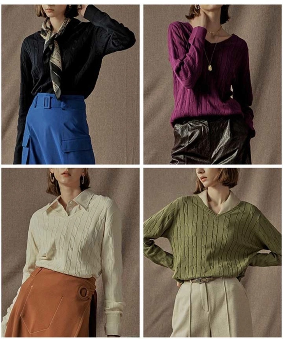 새제품) 사이즈55 니트 4종 모두