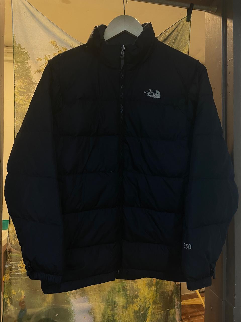 노스페이스 눕시 550 패딩