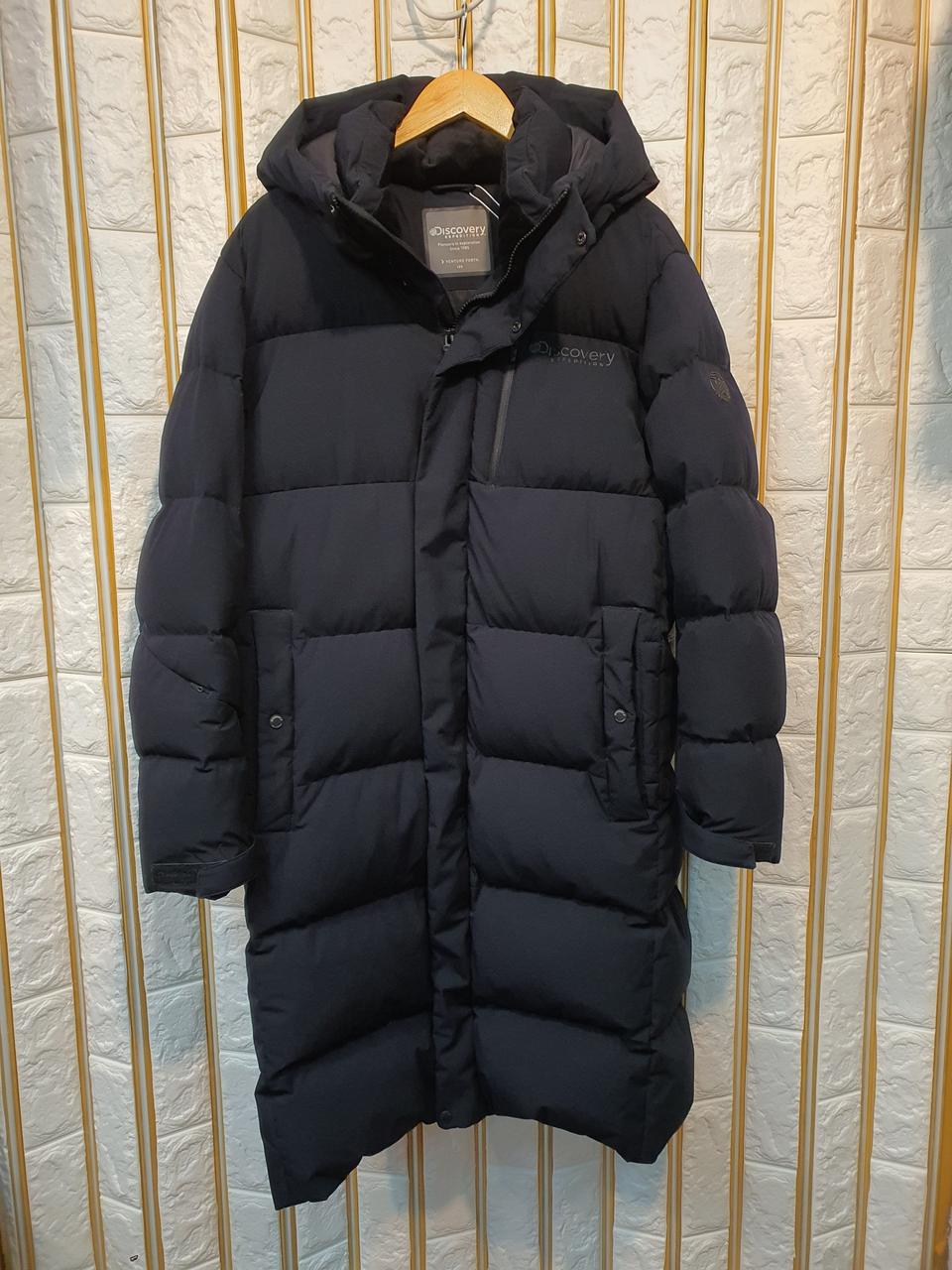 디스커버리 구스다운 롱패딩 100-105