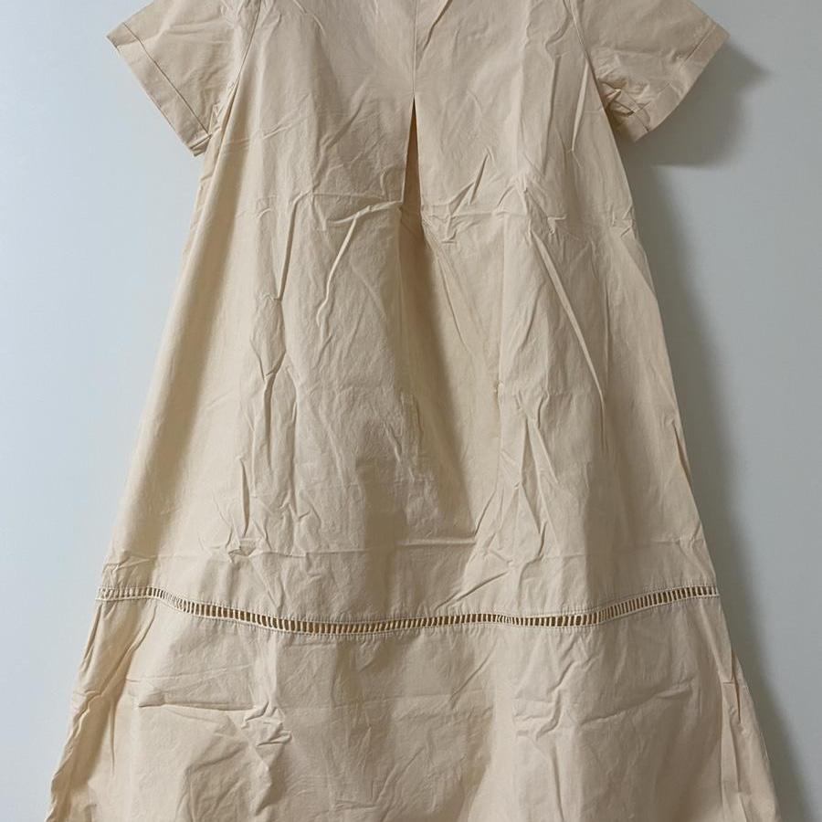 아이보리 반팔 롱 원피스 새상품