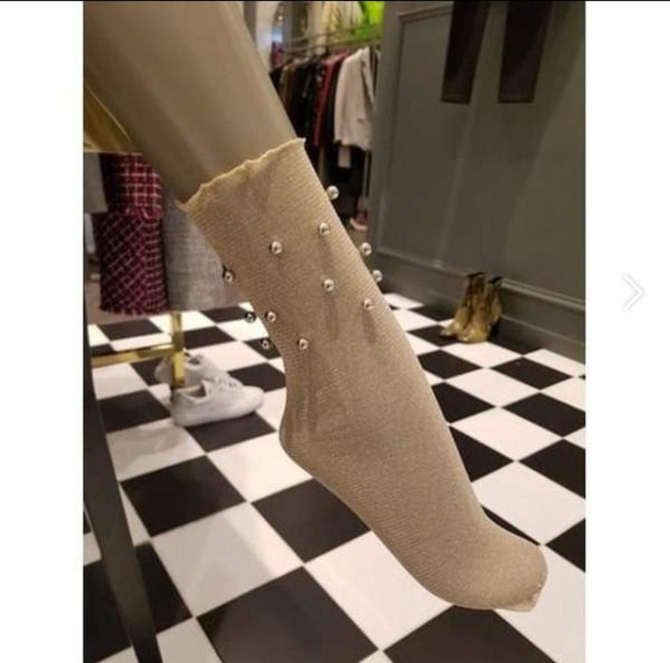 시슬리 망사스타킹 베이지색 2컬레