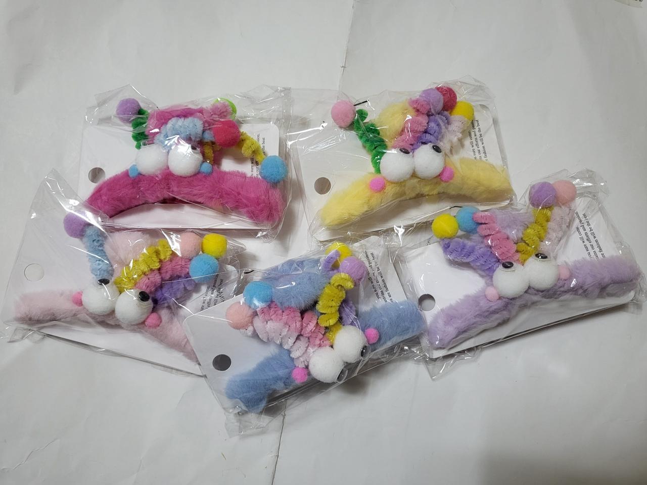 컬러 트위스트 스틱 퍼 집게핀