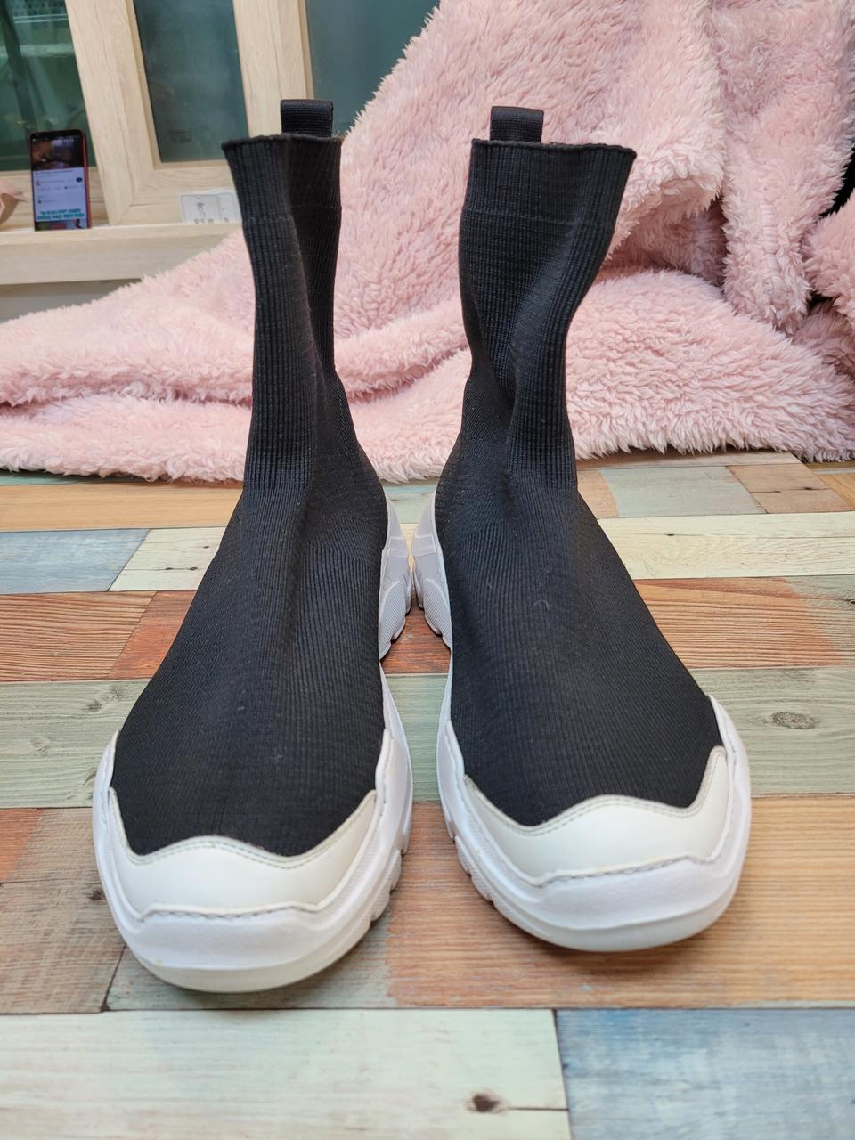 구호 KUHO 삭스슈즈 하이탑 스니커즈 키높이 신발