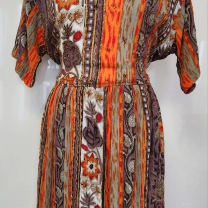 인도 빈티지 비즈 롱 원피스