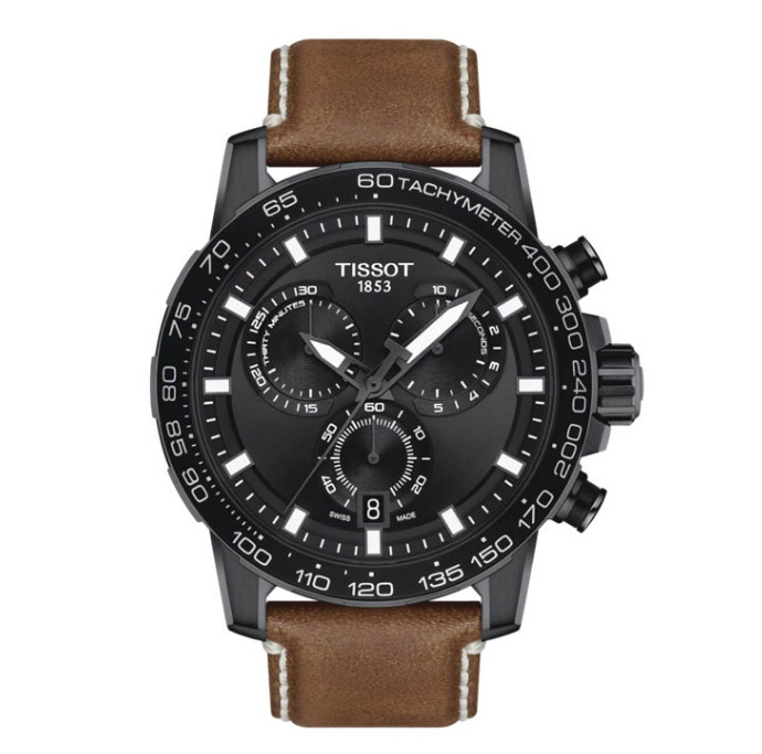 티쏘 슈퍼스포츠 크로노 남성가죽시계 T125.617.36.051.01 팝