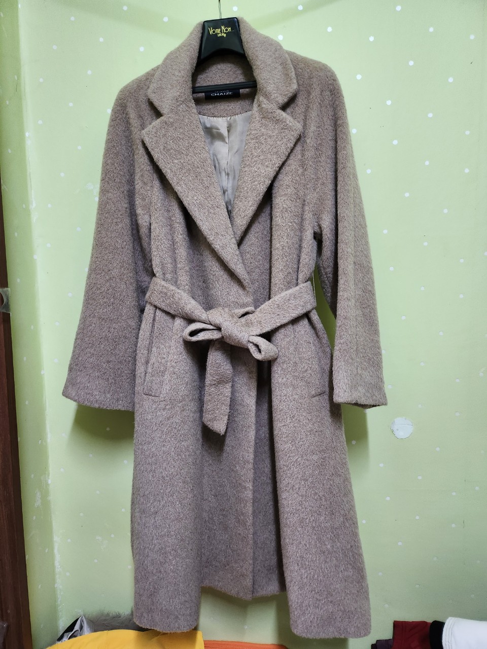 나탈리쉐즈모알파카코트66~77 거의새옷 택포29000