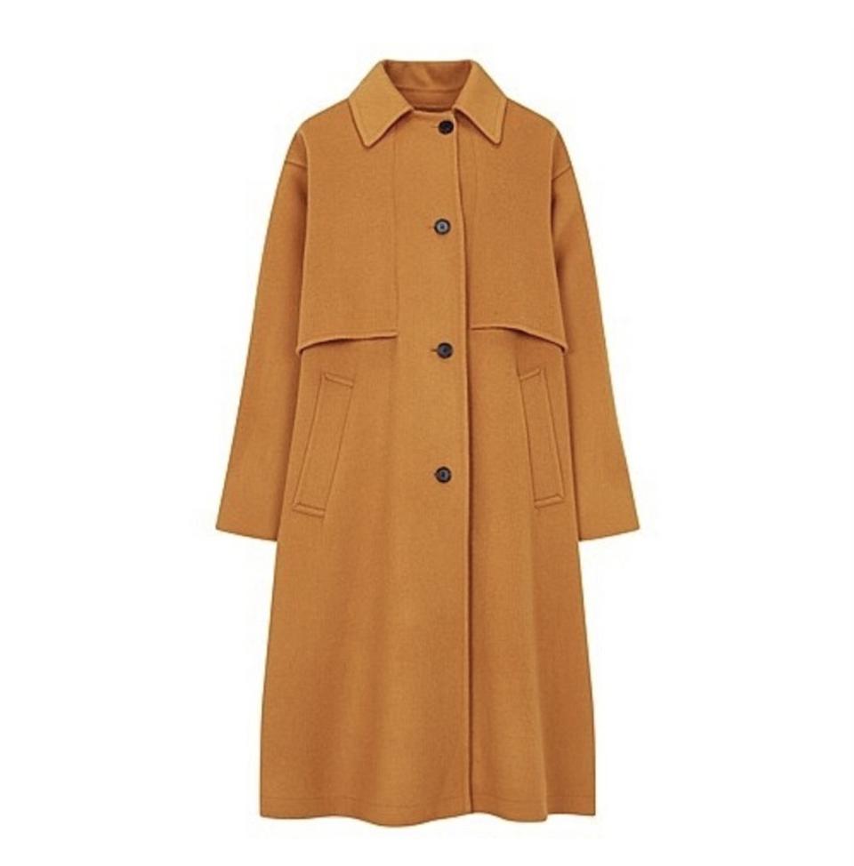 톰보이 오버핏 핸드메이드 코트 /sizefree(택포)