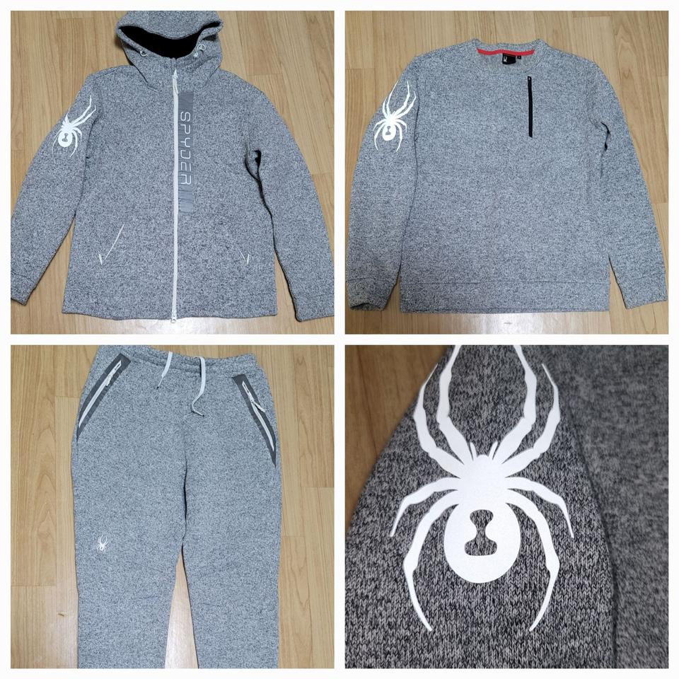 스파이더 니트기모 트레닝복 세트3종