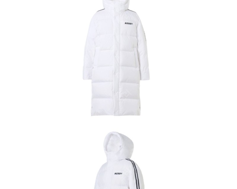 널디 패딩 남녀공용 l사이즈 화이트색상