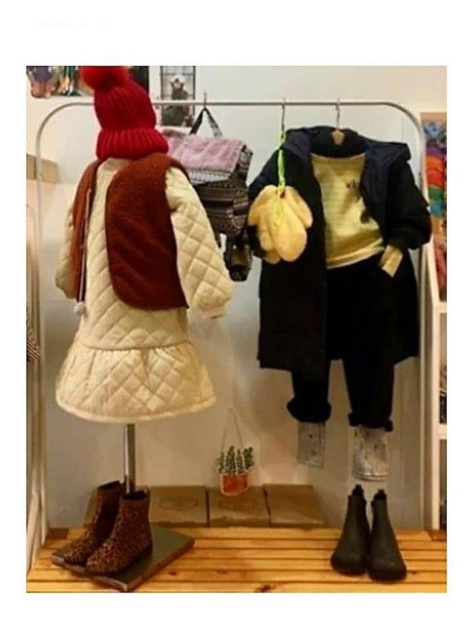 120❤새상품 람스트리 도톰 패딩 여아원피스