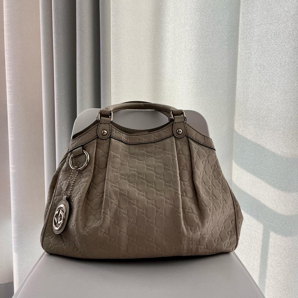 정품) 구찌 씨마 수키 미디움 토트백