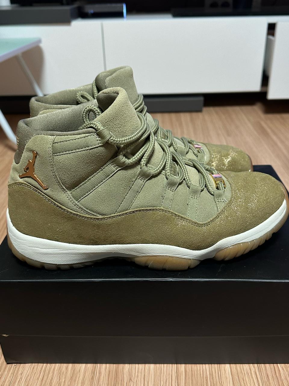 정품 조던 11 레트로 올리브 럭스 285-290