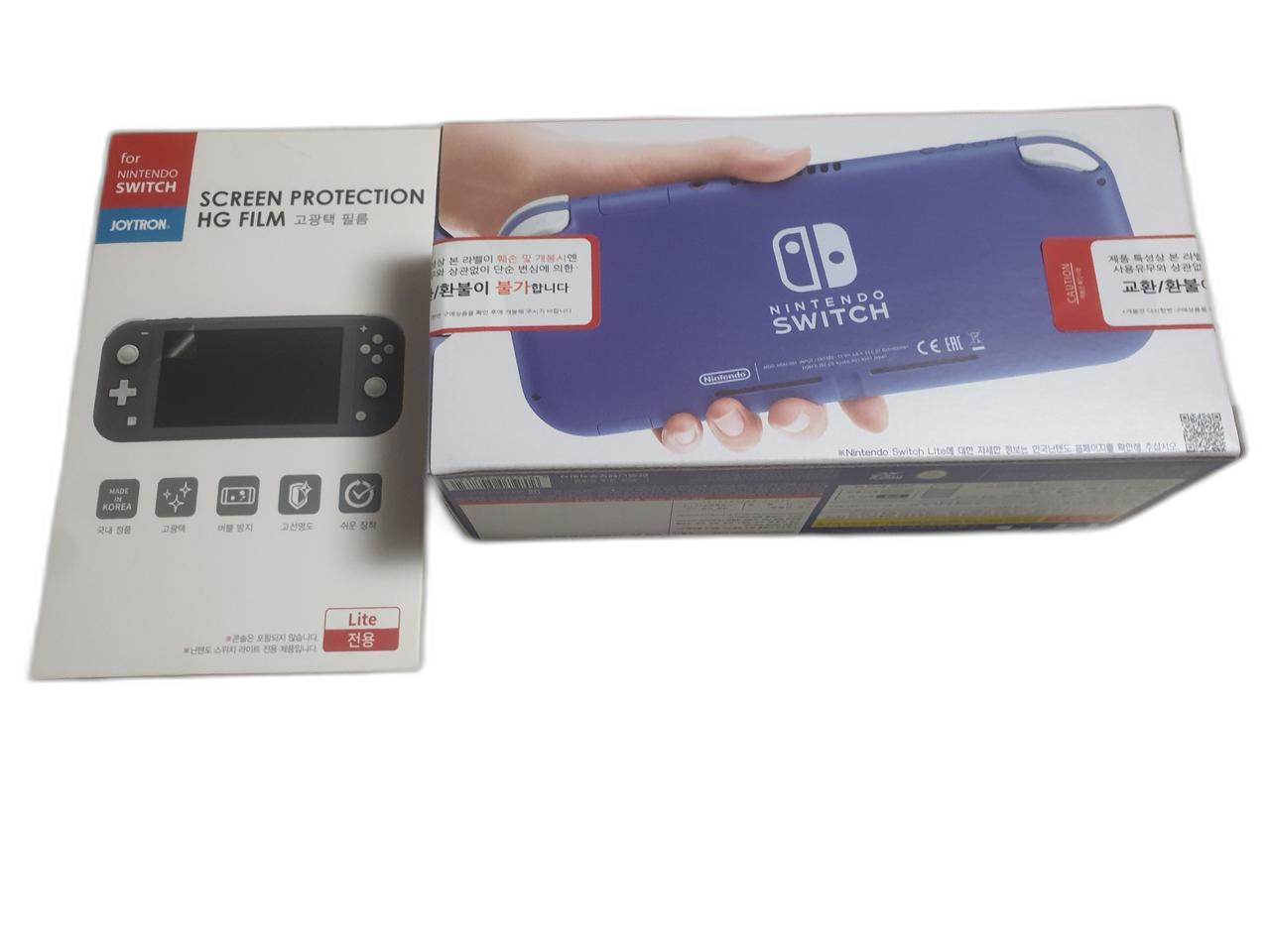 [새삥] 닌텐도라이트 블루 + 고광택 필름