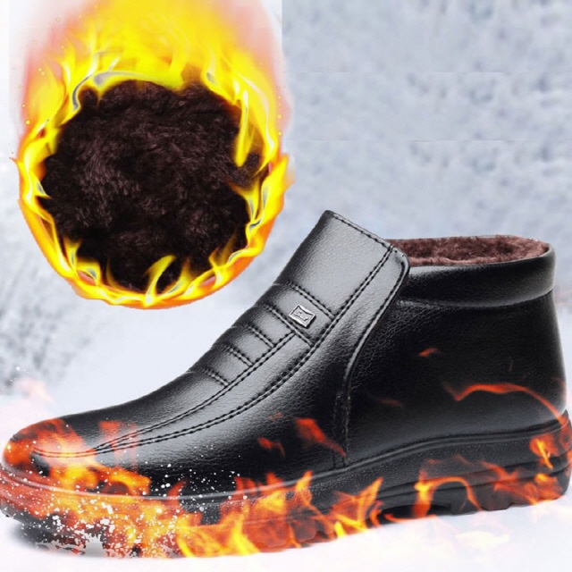 ⛔남성 겨울정장구두 고급방한구두 방한부츠 털안감 방한화 겨울신발 기모로퍼