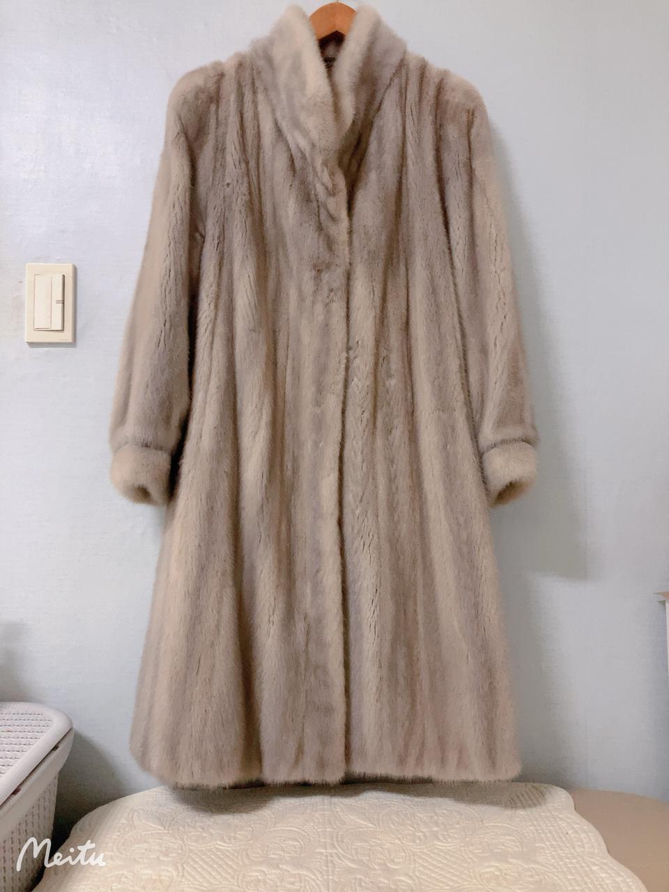 [66~]휘메일 풀스킨A라인롱밍크코트실버베이지(500만원대~)