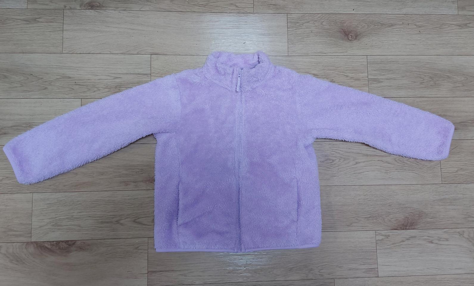 유니클로 플러피후리스풀집재킷 130