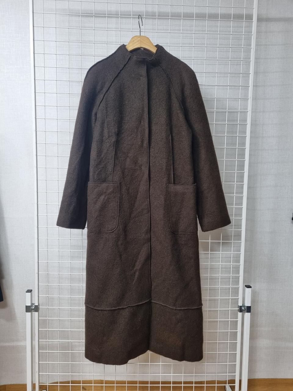 DKNY 모직롱코트 6(다크브라운)